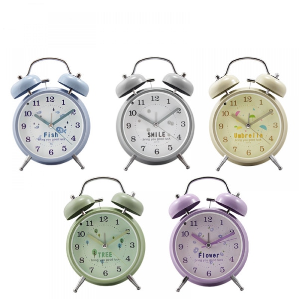 SAYTAY 4 inchs Bedroom Alarm Clock, Metal Alarm Clock , Student Home Decoration Desktop Clock