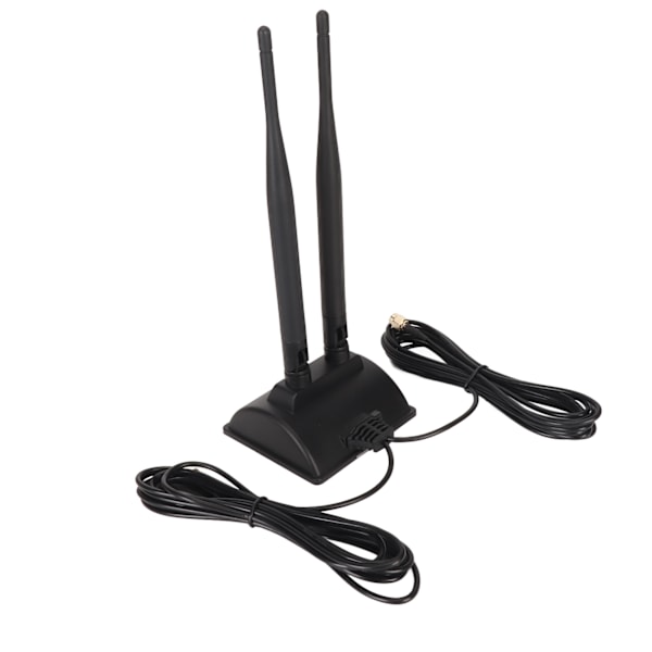 Dobbelt WiFi-antenne 2,4 GHz 5 GHz 5,8 GHz 6DBI høj forstærkning justerbar vinkel magnetisk base RP SMA han-antenne til router