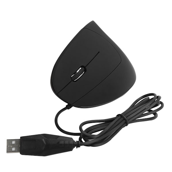 Kablet venstrehåndsmus vertikal ergonomisk 800/1200/1600DPI USB optisk til Windows 8/Windows 10 kablet venstrehånd