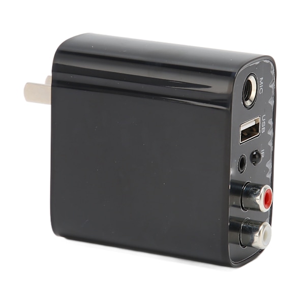 Bluetooth-ljudmottagare Stöd Bluetooth U-diskspel Mikrofoningång Trådlös ljudmottagaradapter 100‑