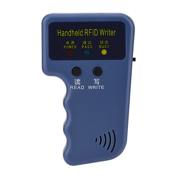 125KHz Bärbar Handhållen RFID ID-kortskopieringsläsare / Skrivare Duplikator
