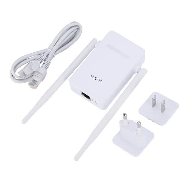 300Mbps trådlös signalförstärkare COMFAST Wifi Range Router Extender med dubbla externa antenner