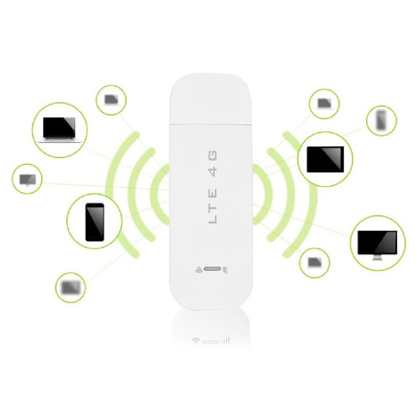 4G LTE USB-netværksadapter trådløs WiFi Hotspot Router Modem Stick (B1, 3, 7, 20, UFI-bånd)