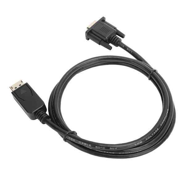 DP til VGA-kabel 1080P-konverterkabel for HP/Dell/Asus/Lenovo PC bærbare datamaskiner 1,8 meter