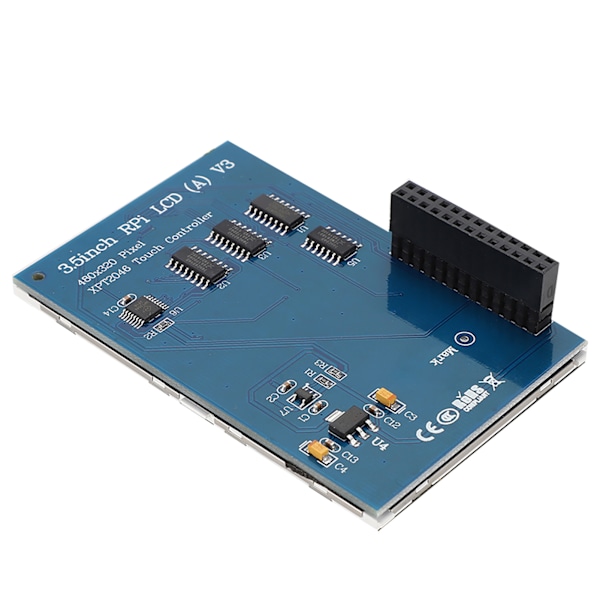 3,5 tommers 480x320 for Raspberry Pi 4B/3B motstand berøringsskjerm for SPI V3.0 med penn (S)