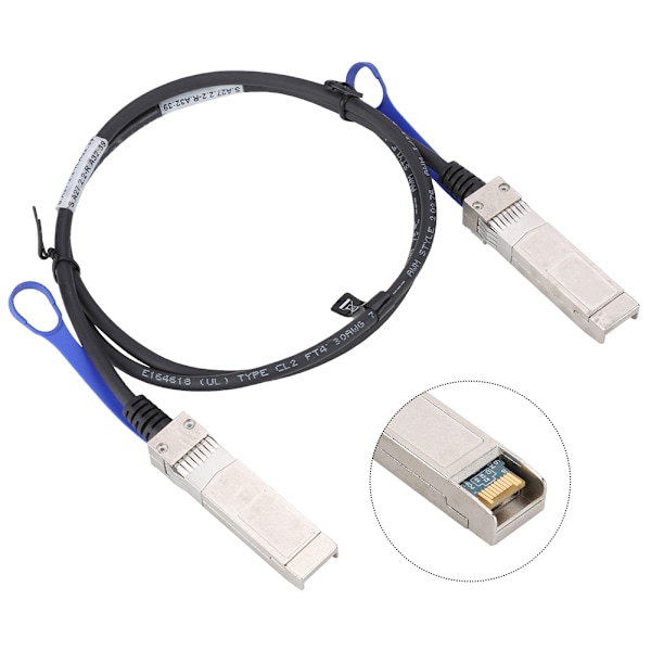 Kobber + PC til Mellanox 10G kabel SFP + 10GB 10M + 0M5 fiberoptisk kabel blå S 1 meter