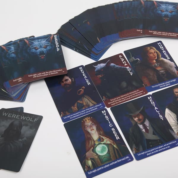 Ultimate Werewolf Deluxe Edition och One Night Ultimate Werewolf Daybreak Brädspel KO-version (2-pack)