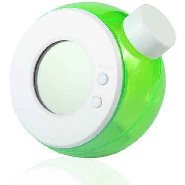 Vannkraft Saati - Miljøvennlig digital vekkerklokke uten batteri, vannklokke med LED-skjerm (grønn)