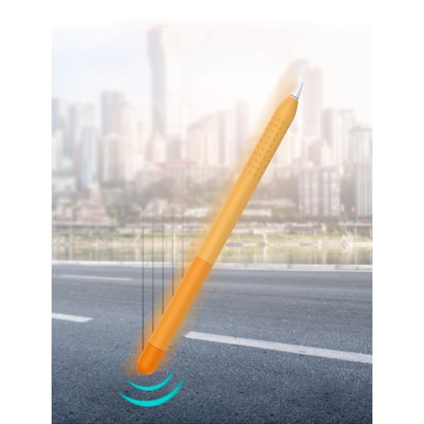 Gradient Färg Fodral för Apple Pencil 1:a Generationen, Mjukt Silikon Apple Pencil Fodral Skyddande Ärm Tillbehör