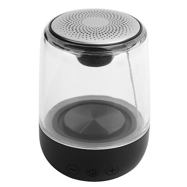 Bluetooth 5.0 Langaton Kaiutin Melunvaimennus HIFI Stereoääni Subwoofer LED-valolla Musta