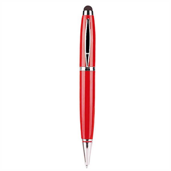 Tre i én multifunktion USB Flash Disk Touch Screen Pen Rød 16G