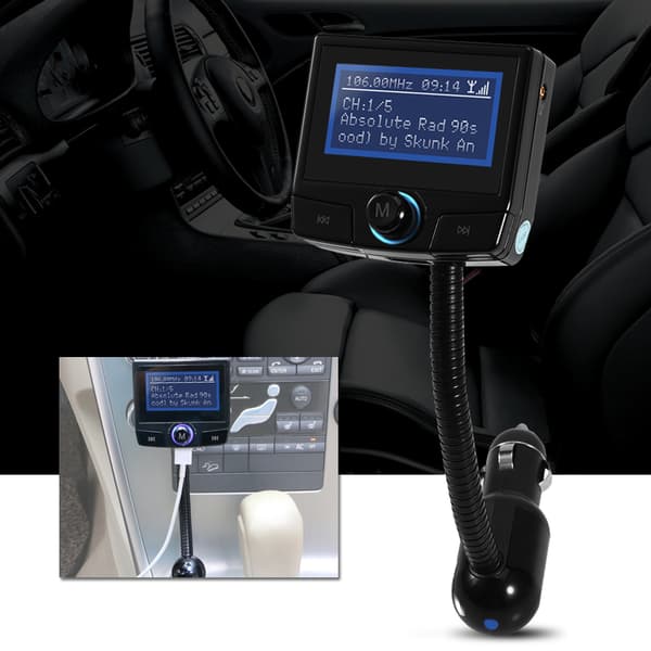 DAB DAB+ mottaker tuner FM-sender USB-lader med antenne