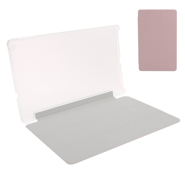 Tablet PU-fodral UltraThin stativskyddsfodral för Alldocube iplay30 PC transparent skal (roséguld)