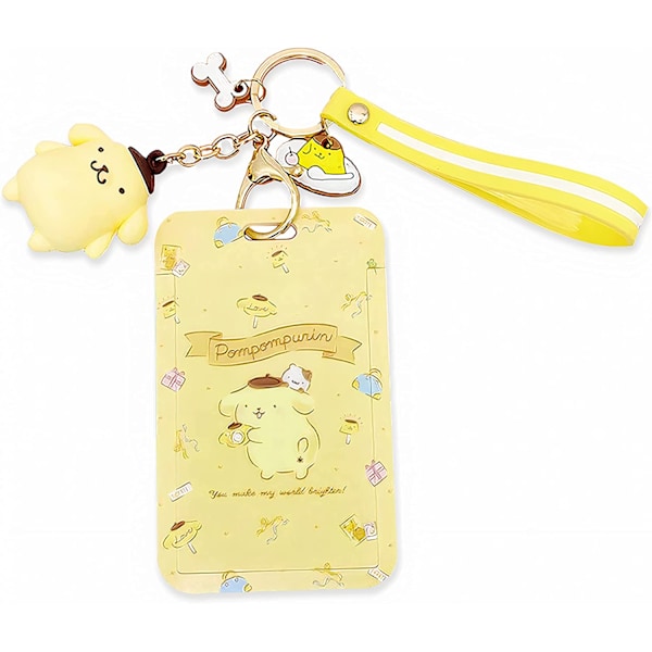 Anime-avainperäkortin pidike Kuromi Cinnamoroll PomPomPurin--My Melody