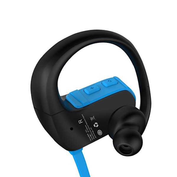 16G Q12 Bluetooth MP3 -kuulokkeet MP3/WMA/WAV/APE/FLAC -laitteille IOS/Android Blue