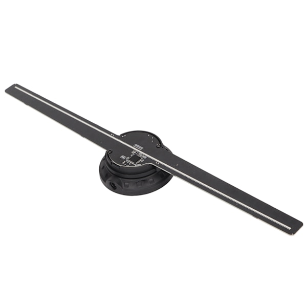 42cm DF‑42 3D Holografisk Fan Reklamemaskine 2 Blade LED Projektionsfan 3D Display 100‑240VUK Stik
