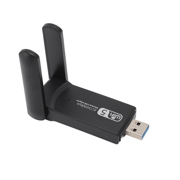 USB3.0 WiFi-adapter 2.4GHz 5GHz Dual 5Dbi Antenne WiFi Dual Band Netværksadapter til Windows 11 10 til OS X til Linux