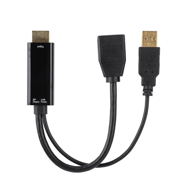 4K 10MB/S Multifunktion HD Display HDMI til DP Konverter Adapter Kabel