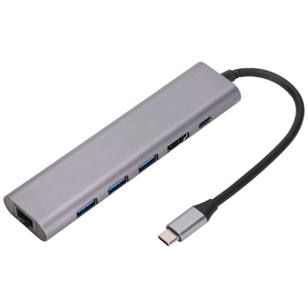 Dockingstation 5 i 1 Typ C till High Definition Multimedia Interface USB-port 5 Gbps Snabböverföringshubb