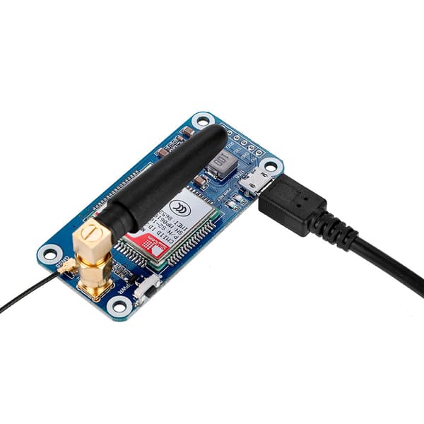 NBIot eMTC/EDGe  GPRsGNSS Utvidelseskort for Raspberry Pi 3 Modell B+
