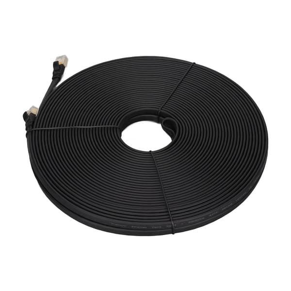 Cat8 Ethernet-kabel 40 Gbps transmissionshastighed 2000 Mhz højhastigheds internetkabelledning til pc-router til PS5 til PS3 30m