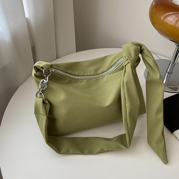 Kvinners Skulder Bag Stor Kapasitet Casual Lazy Style Messenger Bag for Skole Arbeid Gratis Størrelse Green