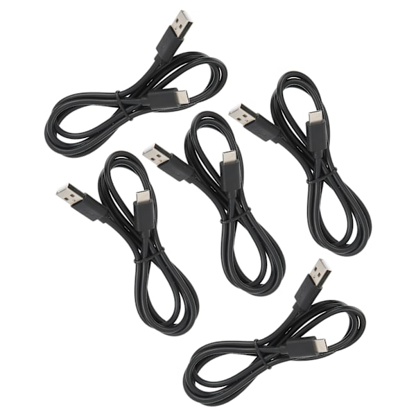 5 stk ladekabel USB C datalinjekabel ladekabel for Switch Lite kontrollertilbehør
