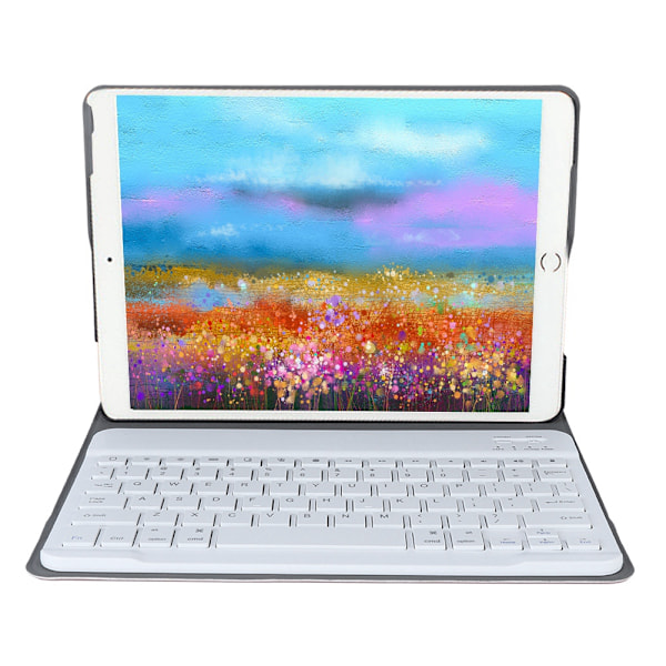 Avtakbart Bluetooth-tastatur + beskyttende skinnveskedeksel for iPad pro 10.5 nettbrett gull