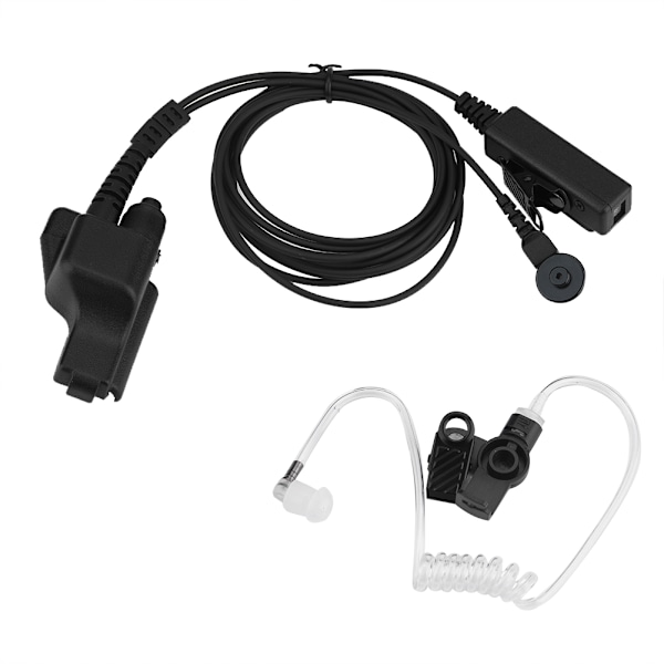 Air Tube Earpiece PTT Walkie Talkie Headset til Motorola Two way Radio