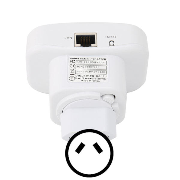 WiFi-kantaman laajentaja, nopea ja vakaa, plug and play, kannettava, pieni WiFi-signaalin vahvistin