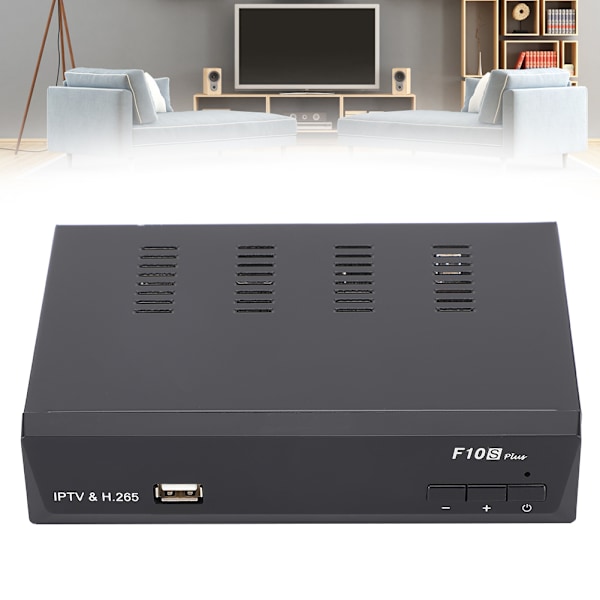 iBRAVEBOX F10S PLUS H.265 för IPTV DVB för S2 POWERVU BISSKEY Set Top Box