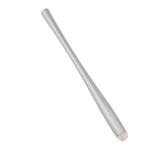 W3L Slim Body Multi-Function Stylus Touch Screen Tegnepen 8A Sølvfiber Klud Pen TipSølv
