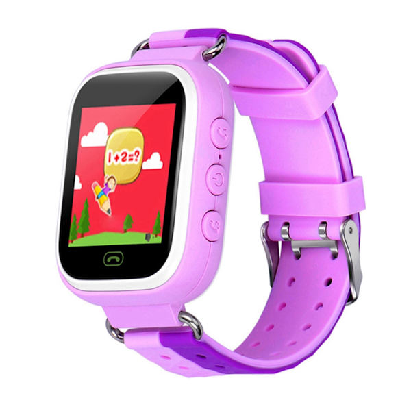 Børns 1,44-tommer Bluetooth Smartwatch Touch Screen SOS-opkald LBS Børneur (Pink)