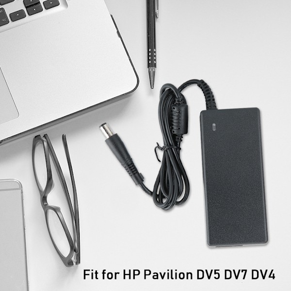 Bærbar computer NoteBook udskiftning AC opladeradapter passer til HP Pavilion DV5 DV7 DV4 100-240V