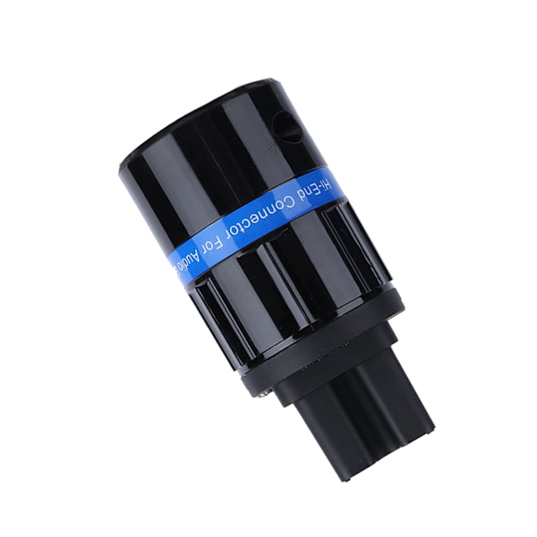 Monosaudio IEC-liitin, puhdas kupari, 24K kullattu AC-virtajohdon liitin (F104G)