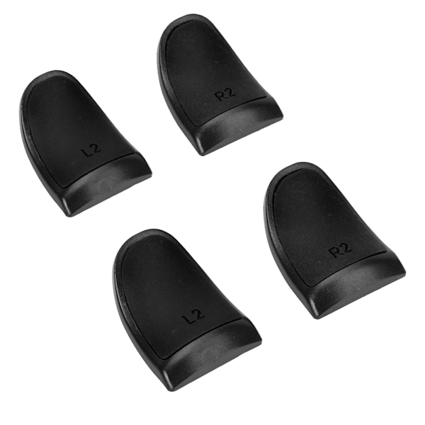 L2 R2 förlängda grepp mjuka touch-kontroller förlängare knappar förlängning avtryckare för PS4(svart)