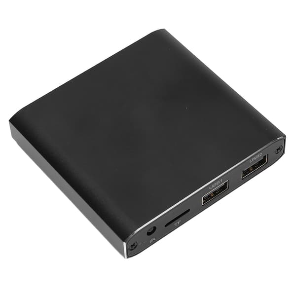 4K Media Player UHD 30fps Video Bilde Musikk Mini HD Multimedia Interface Auto Play Loop Funksjon Media Player 100‑240V EU Plugg