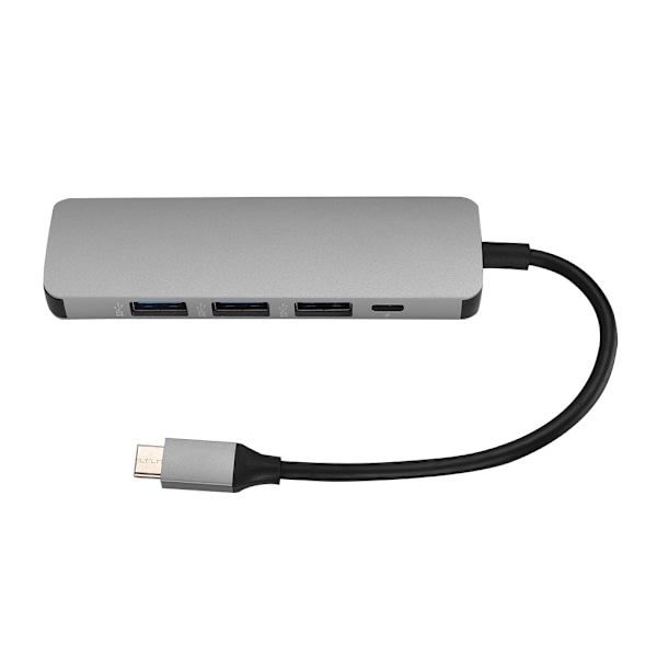 5-in-1 USB-C - 4-porttinen USB + Android-lähtöportin monitoiminen telakointiasema