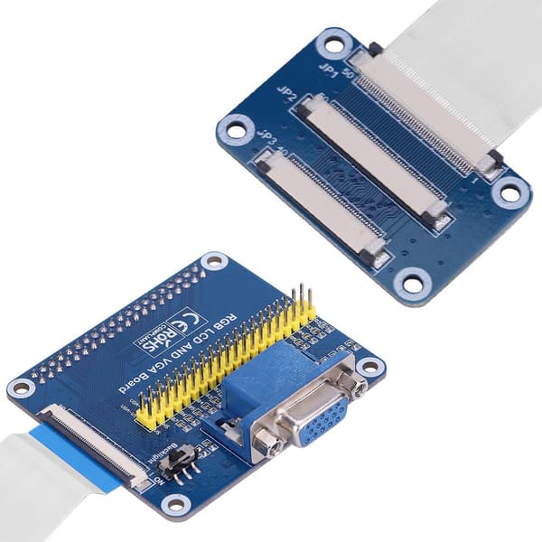 For Raspberry Pi VGA og RGB LCD Driver Board Kit DPI Driver 5 tommer 7 tommer 10,1 tommer