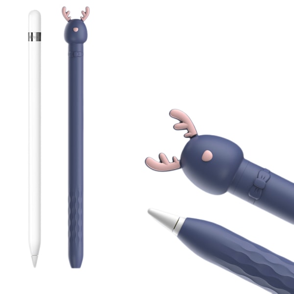 Fodral Kompatibelt med Apple Pencil 1:a generationen iPencil Fodral Mjukt Silikonfodral Sött Design Hållare Skyddande Överdrag Tillbehör