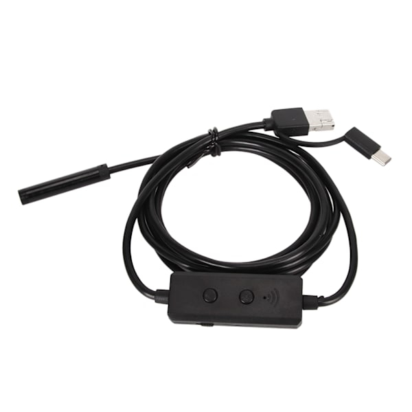 Endoskopkamera med 8 LED-lys Vandtæt 8mm 2MP WiFi Inspektionskamera til Android til IOS til Windows til Tablet PC