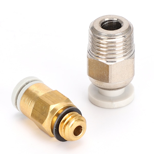 Metall 3D-skrivardelar CR-10 Hotend Extruder Pneumatisk Koppling för Creality V6