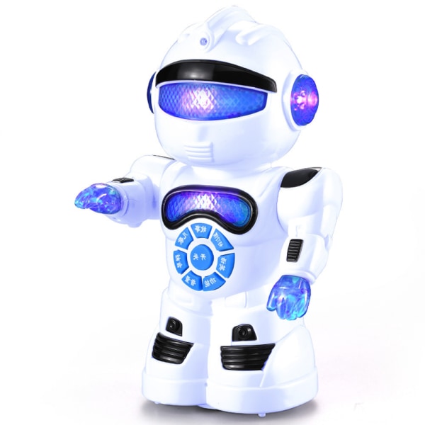 Robotleketøy for barn, smart snakkende roboter intelligent partner og lærer med stemmestyring og berøringssensor, synger, danser