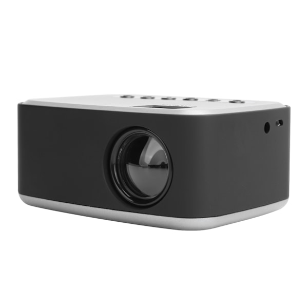 1920x1080p Bærbar Videoprojektor Mini Hjemmekino HD Projektor med LED-lys EU-plugg 100-240V