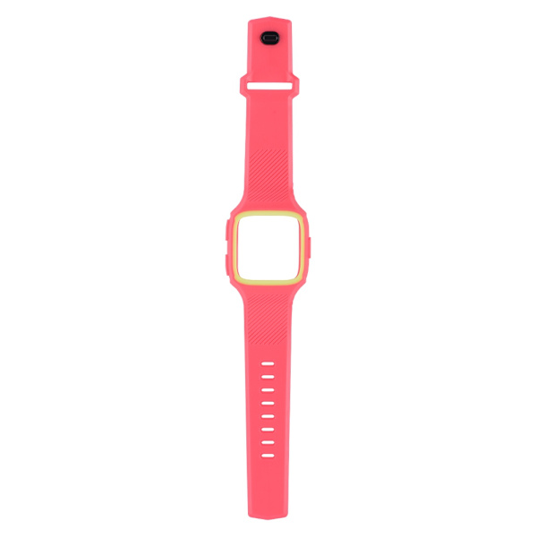 Silikonarmband för smartklocka, armband för Fibit (röd)