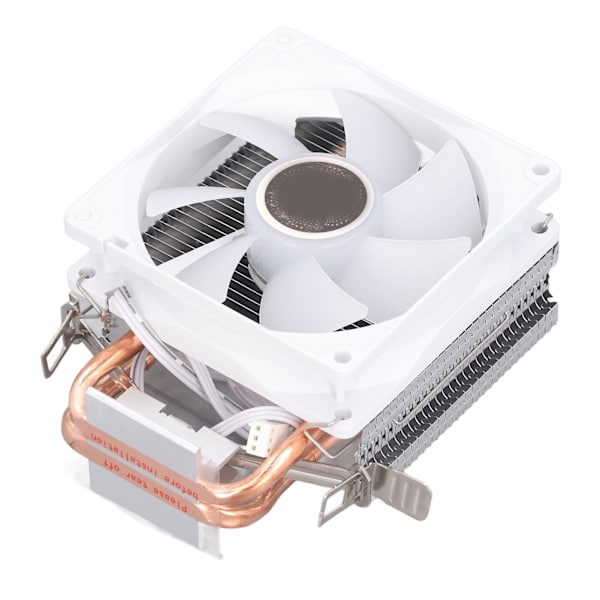 CPU-kylfläkt 3,5 tum 2 värmerör 3pin 12VDC 2000RPM hydraulisk lager CPU luftkylare för Intel 775 1150 1151 1155