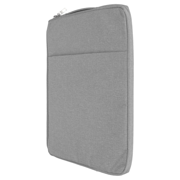 Laptop Sleeve 15,6 tommer 39x29x2cm Dobbelt Lag Design Polyester Laptop Bæretaske til OS Laptop Pro til HP til DellGrå