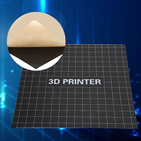 CR-10/10S Gjenbrukbar 300 x 300mm Varmt Seng Plattform Klistremerke Svart 3D Skriver Tilbehør