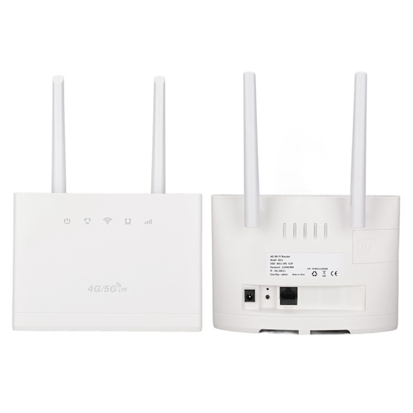 Router til SIM-kort Indbygget firewall 300 Mbps 4G kablet bredbåndsgrænseflade Trådløse computerroutere 100‑240VUS stik