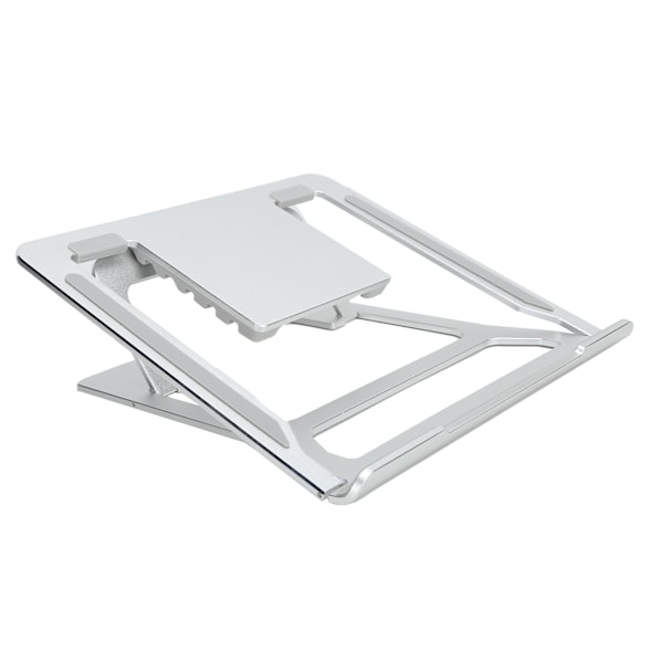 Bærbar computer stand, foldbar, bærbar, sølv, aluminiumlegering C6, laptopstativ til 11-17 tommer bærbare computere
